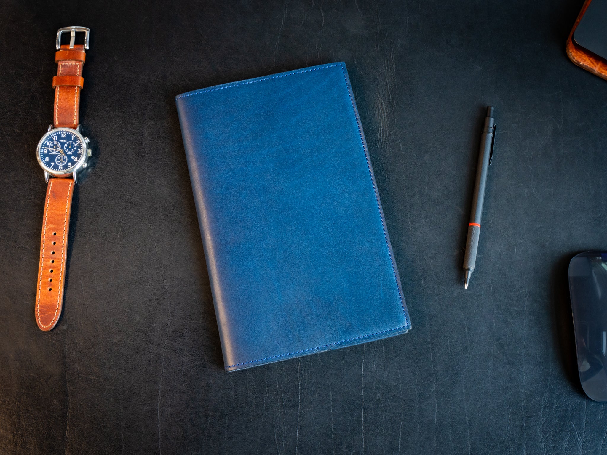 Milwaukee Leather Moleskine Cahier Journal - Blue - Image 10