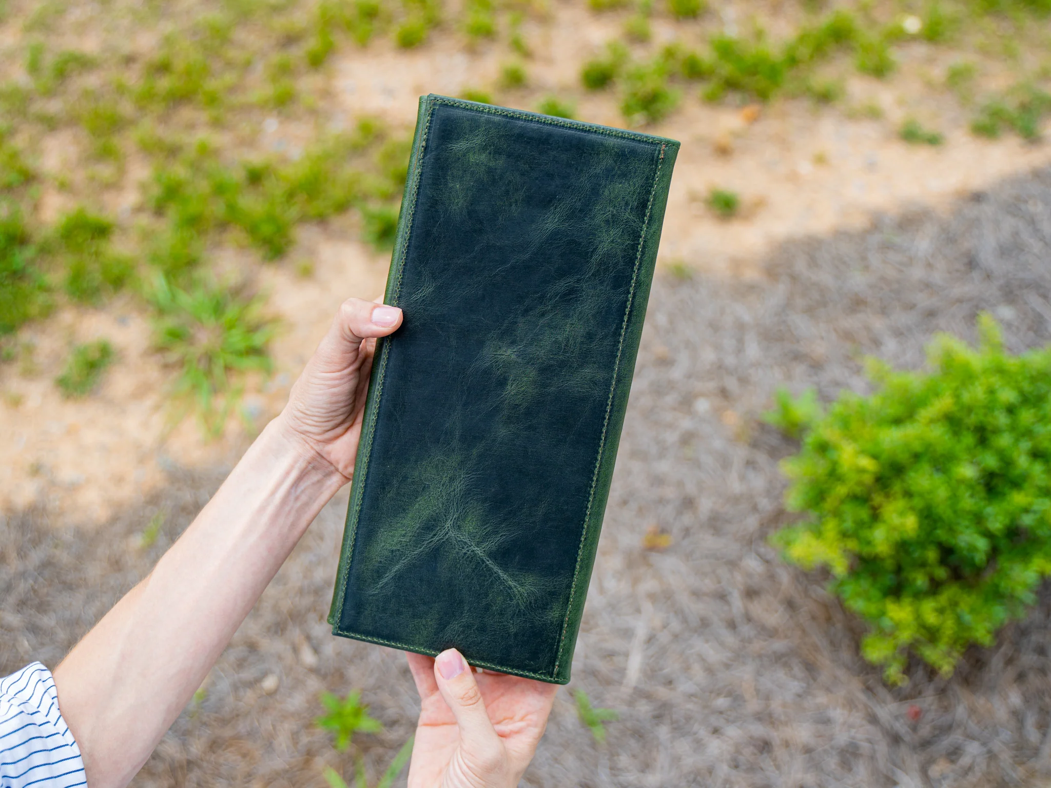 Trifold Menu Cover - Green