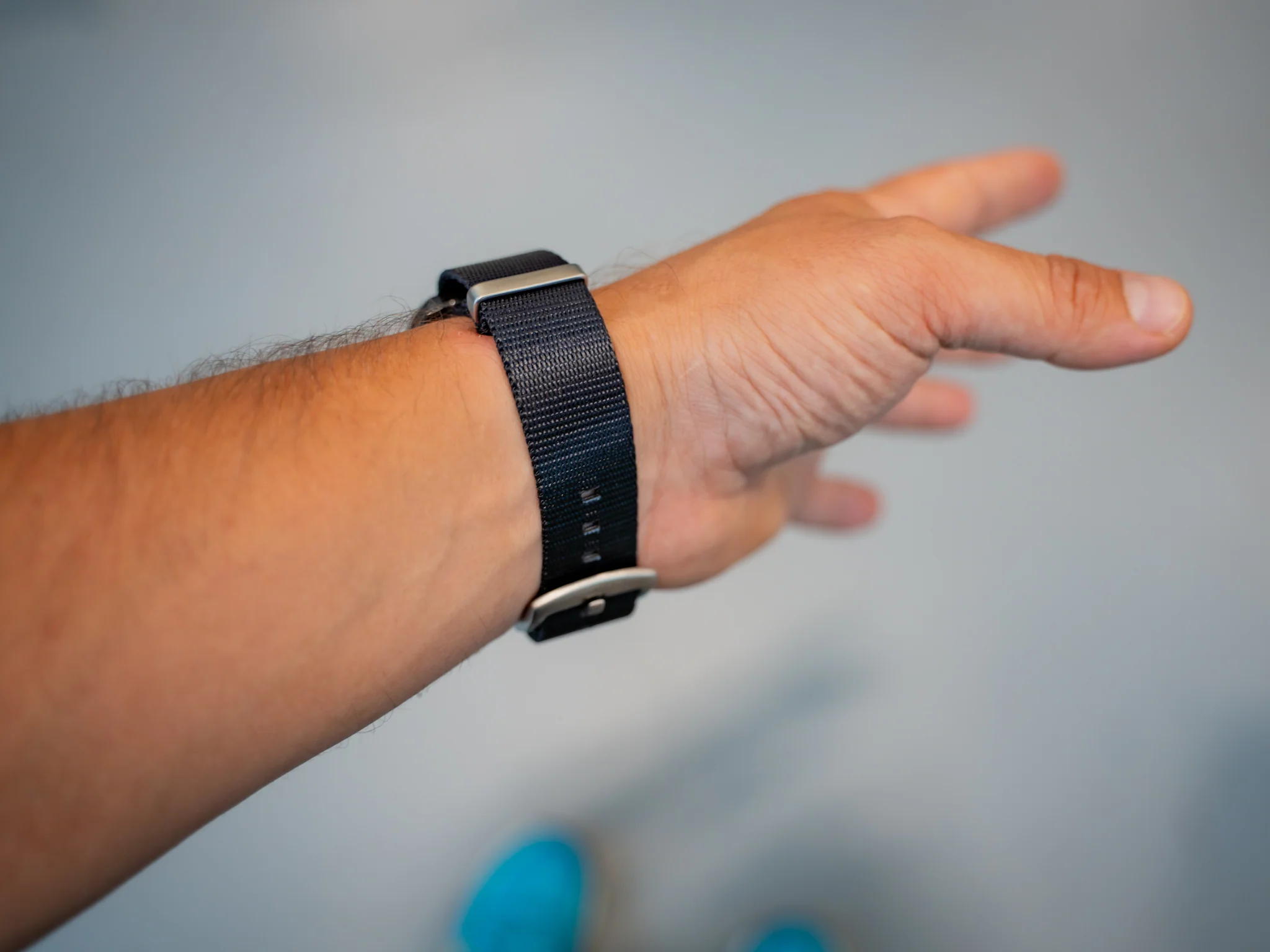 Nylon Watch Band 1 piece - Black - Image 2