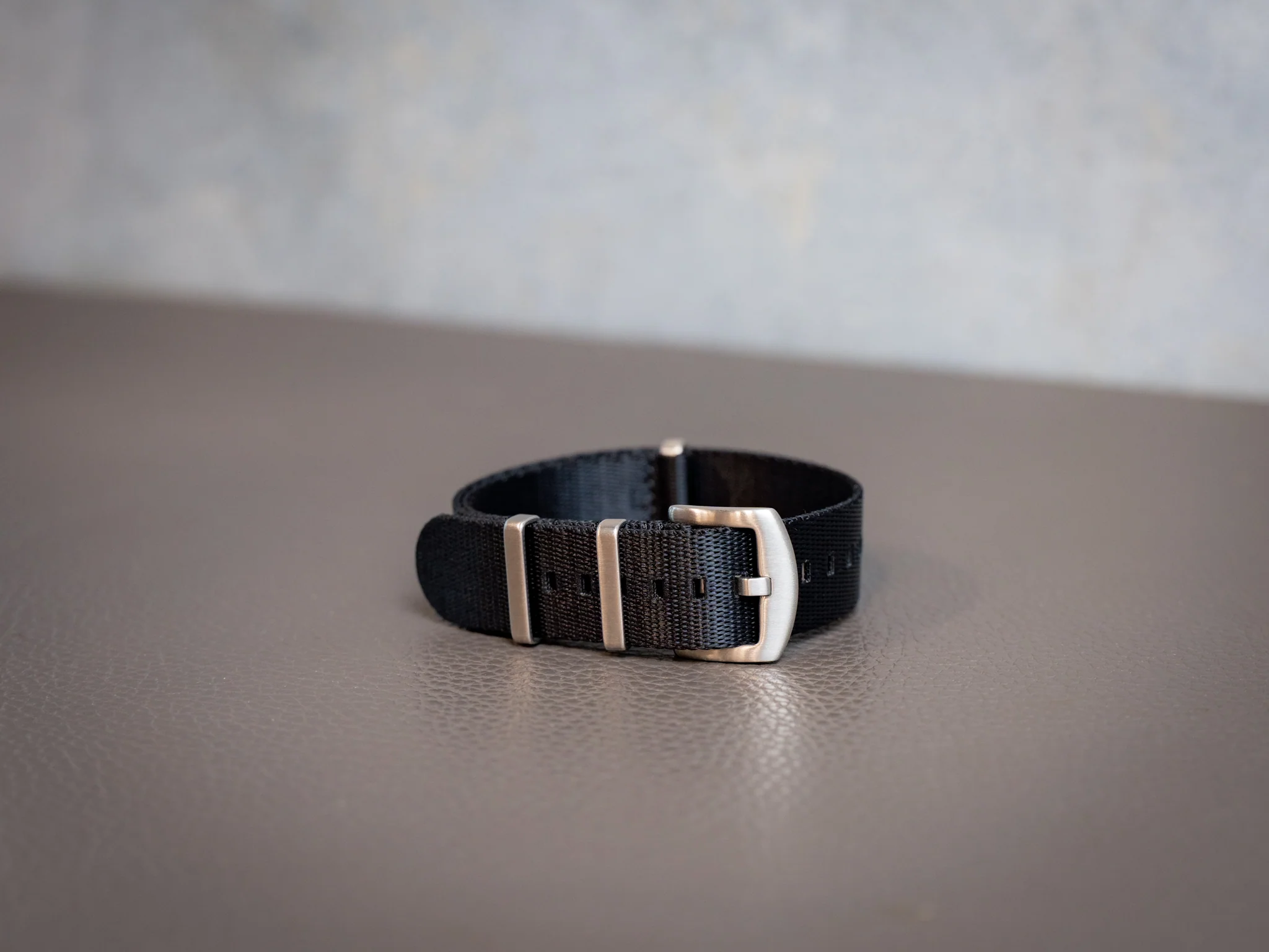 Nylon Watch Band 1 piece - Black - Image 5