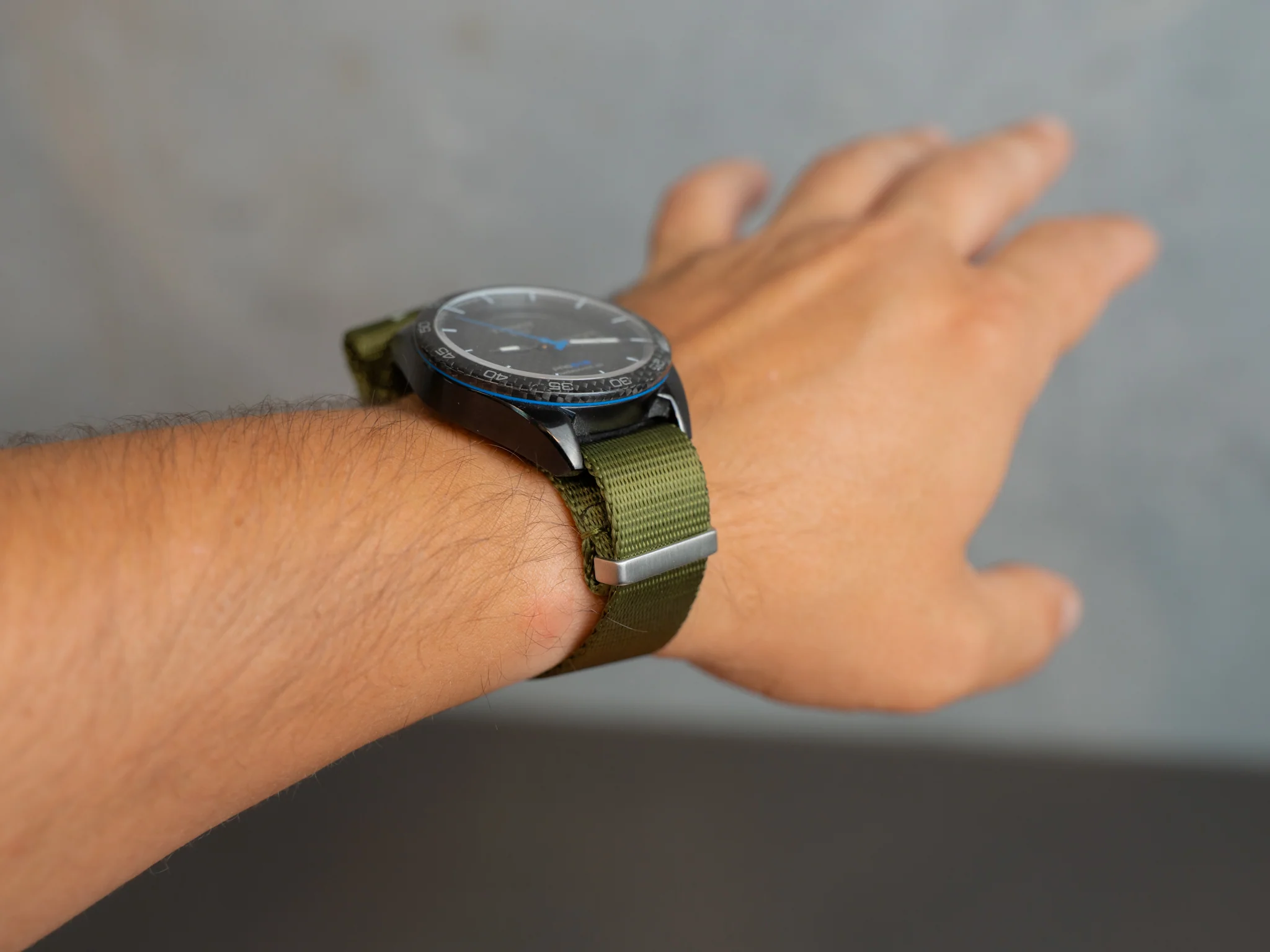 Nylon Watch Band 1 piece - Green - Image 2