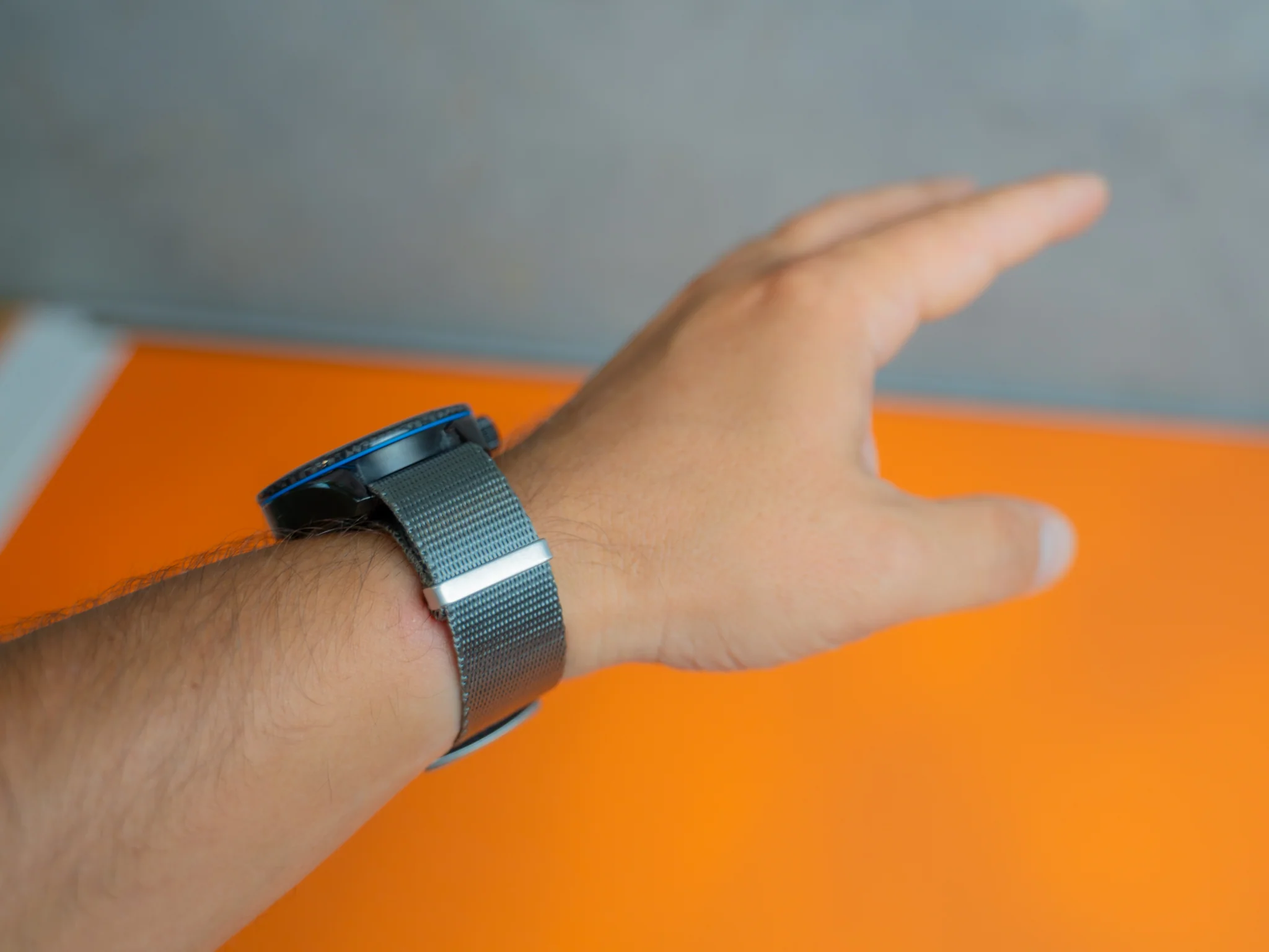 Nylon Watch Band 1 piece - Grey - Image 2