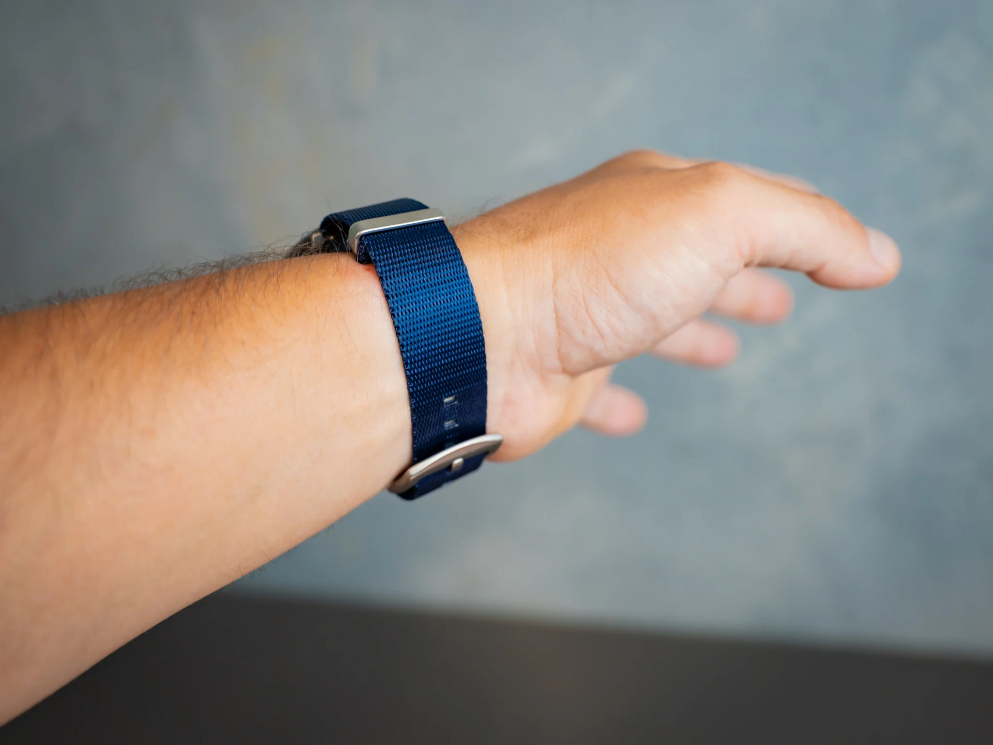Nylon Watch Band 1 piece - Navy - Image 4