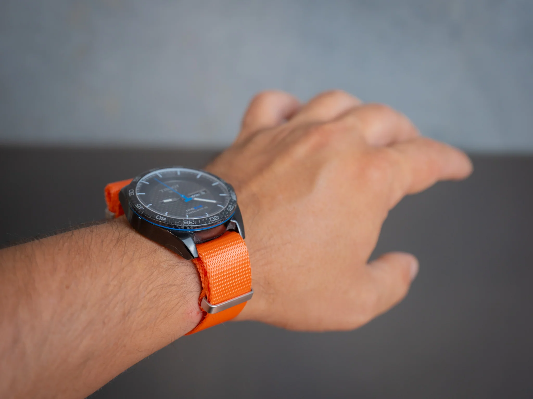 Nylon Watch Band 1 piece - Orange - Image 2