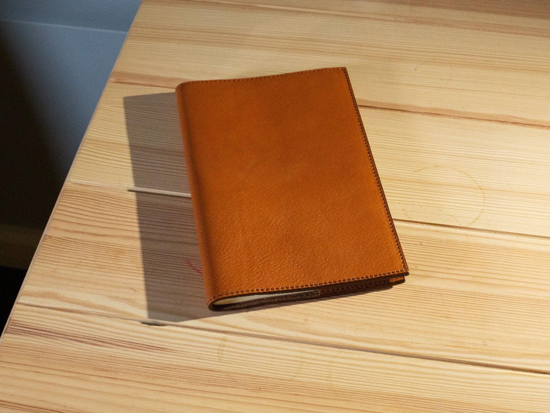 Italian Leather Moleskine Cahier Journal - Brown - Image 3
