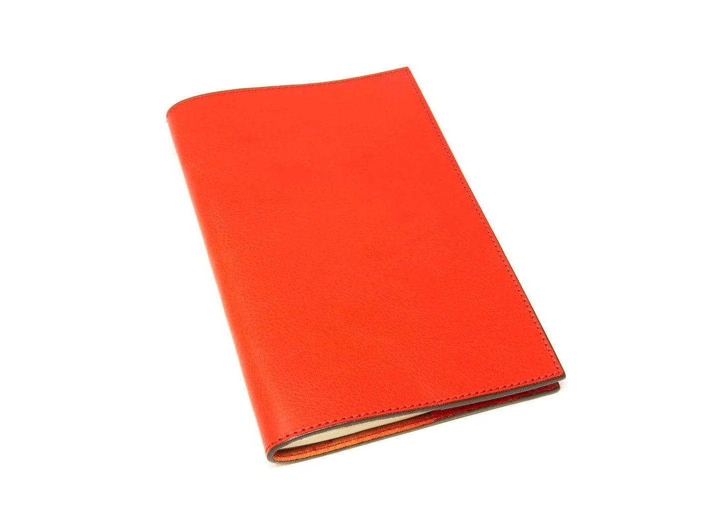 Italian Leather Moleskine Cahier Journal - Red - Image 11