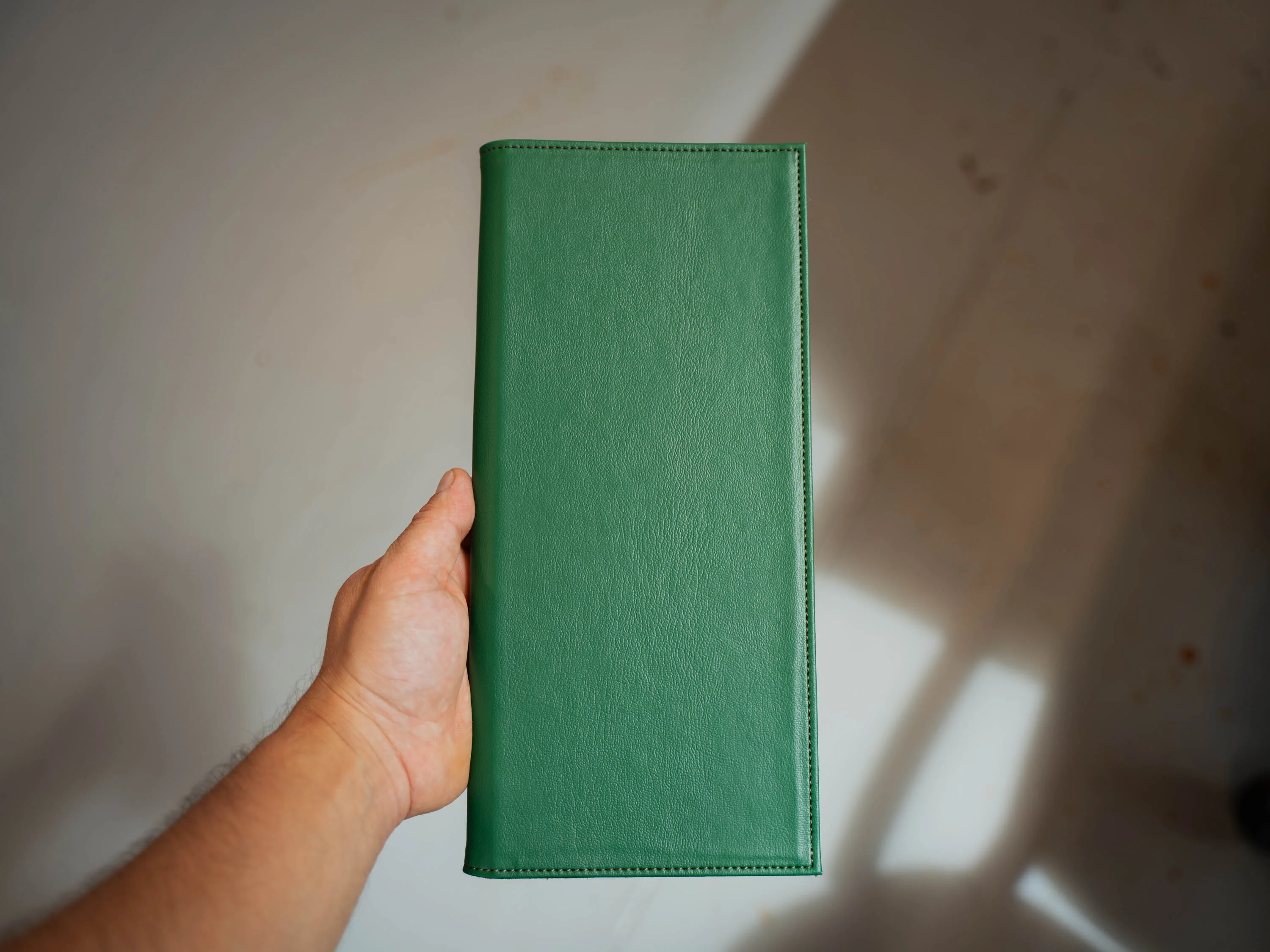PU Leather Bifold Menu Cover - Green - Image 5
