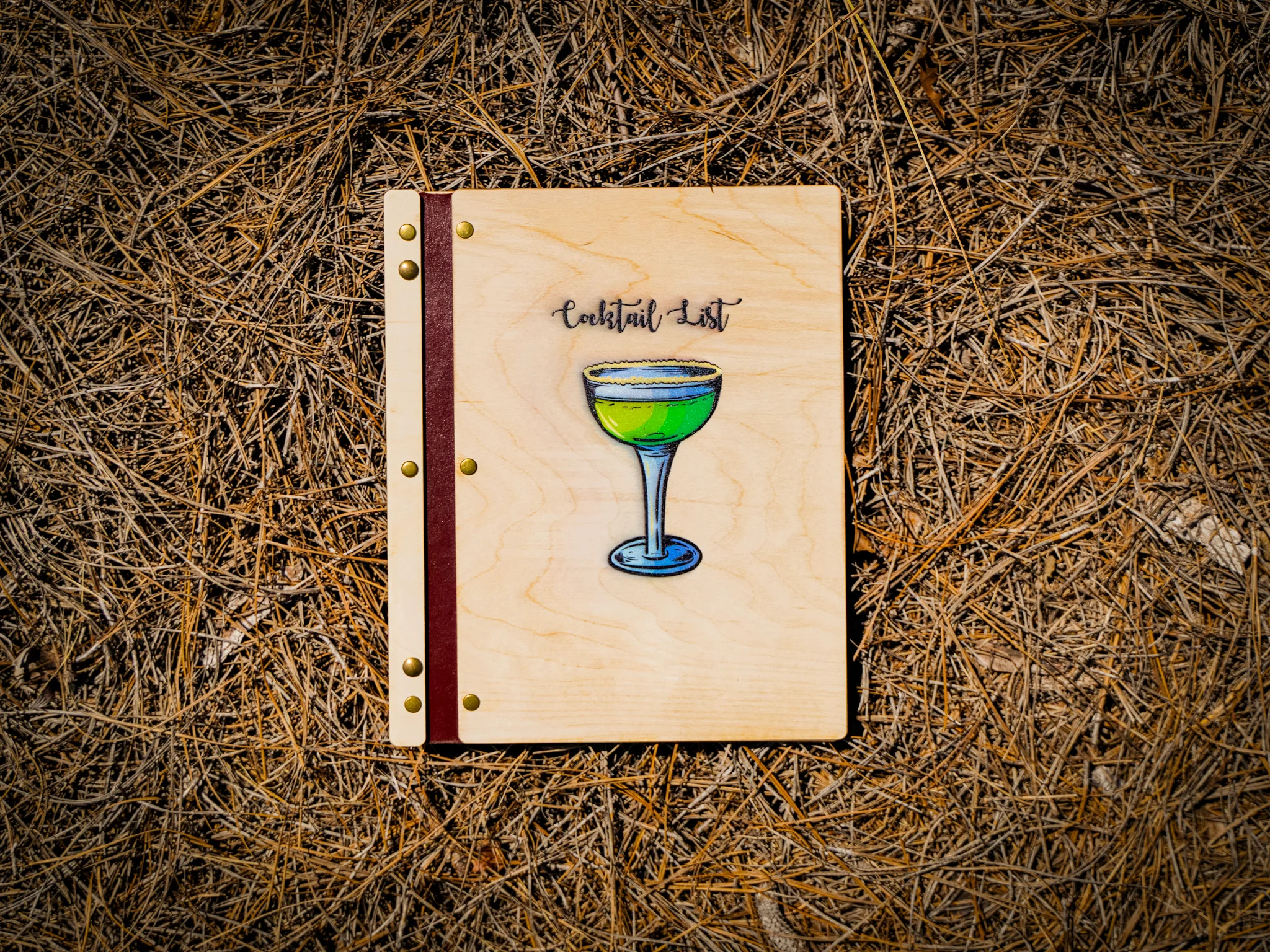 Wooden Hardcover Menu - Image 2
