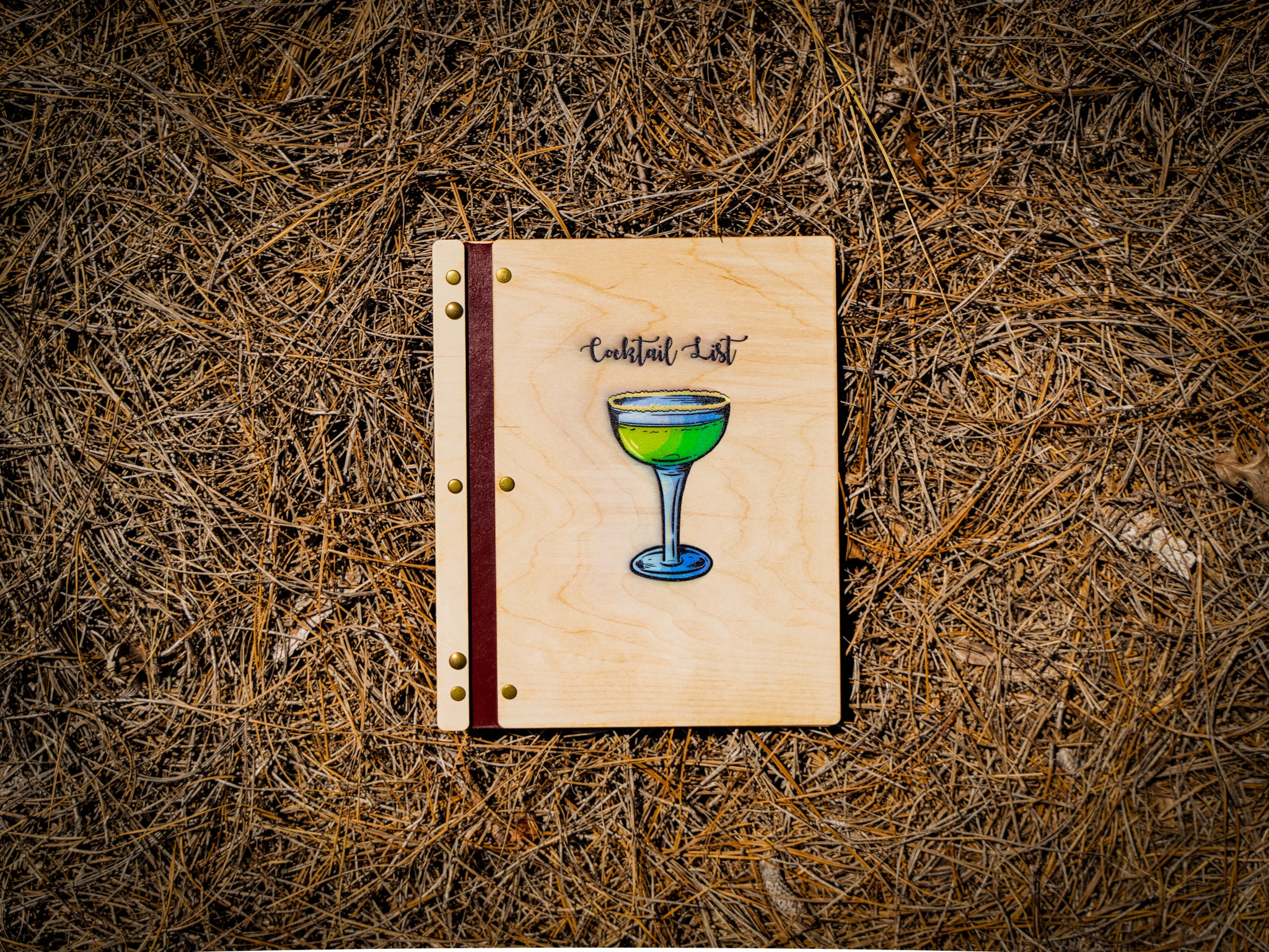 Wooden Hardcover Menu - Image 3