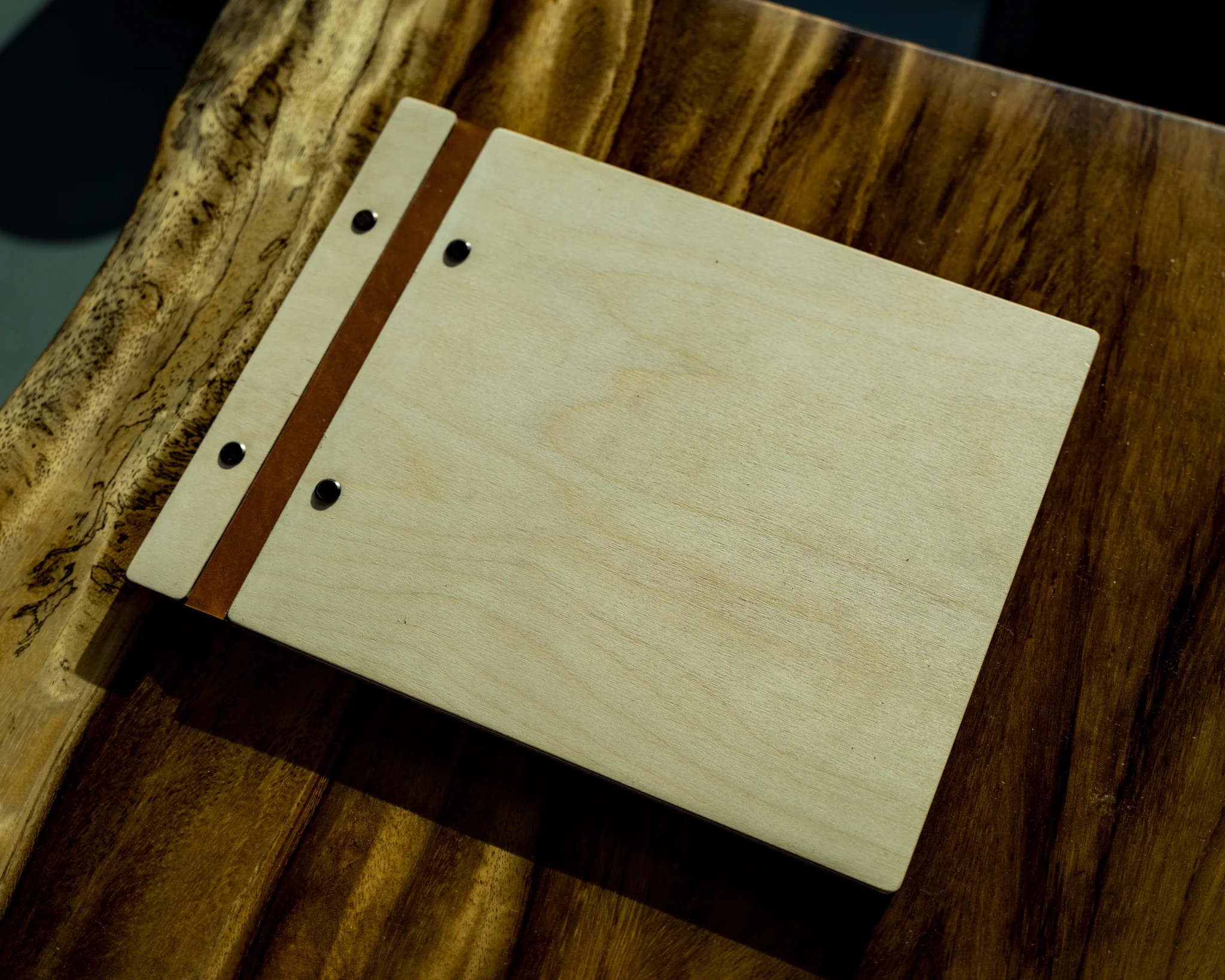 Wooden Menu Book - Horizontal - Image 2