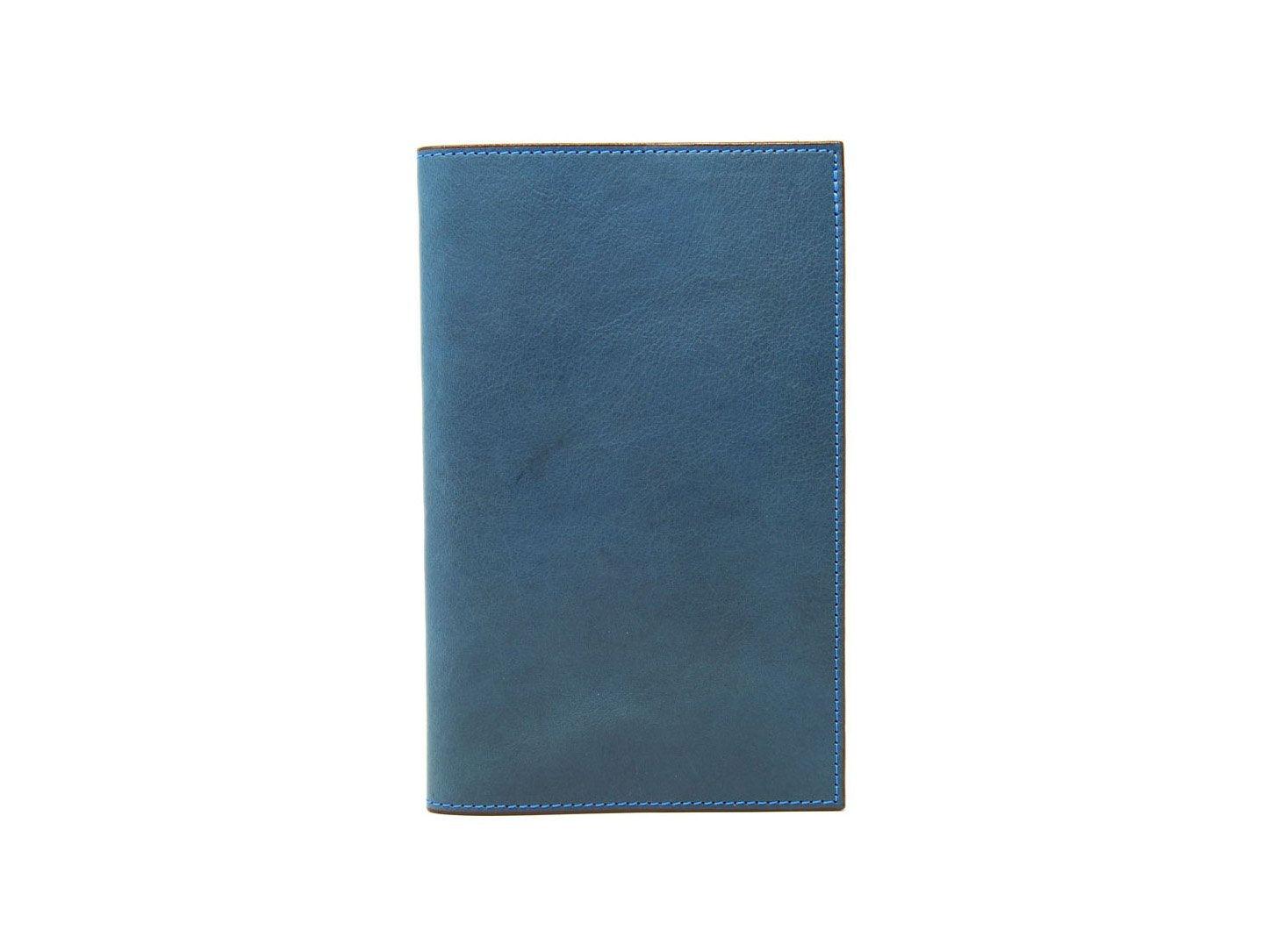 XL Italian Leather Notebook - Blue